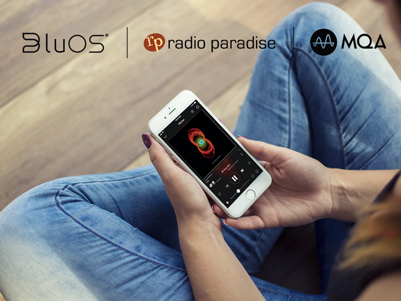 Radio Paradise MQA audio in BluOS app